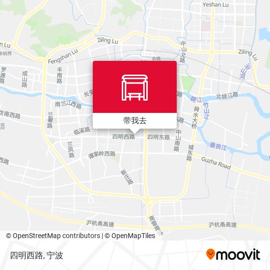 四明西路地图