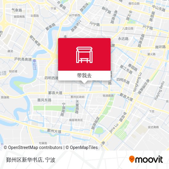 鄞州区新华书店地图
