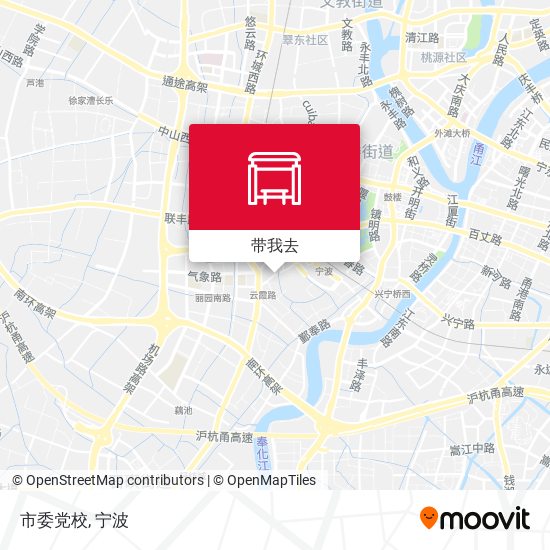 市委党校地图