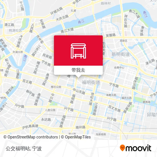 公交福明站地图