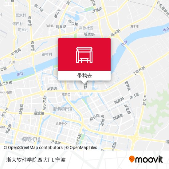 浙大软件学院西大门地图