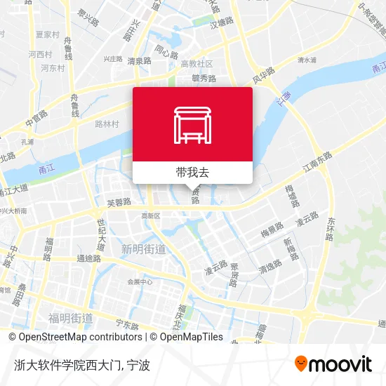 浙大软件学院西大门地图