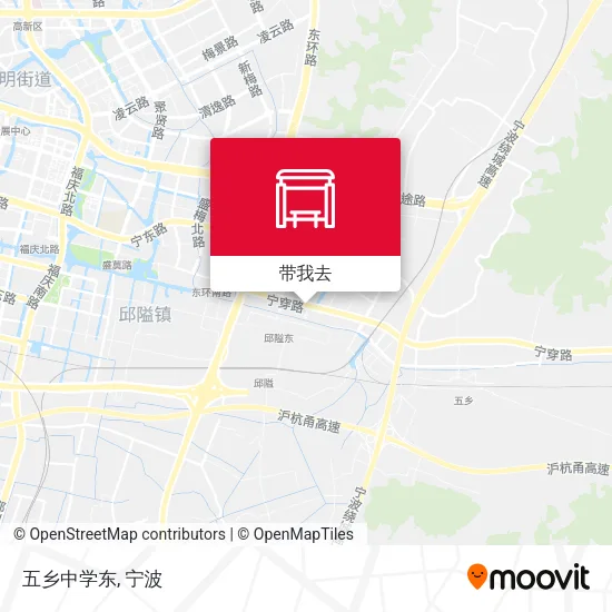 五乡中学东地图