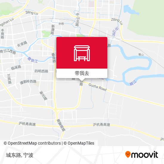 城东路地图