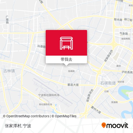 张家潭村地图