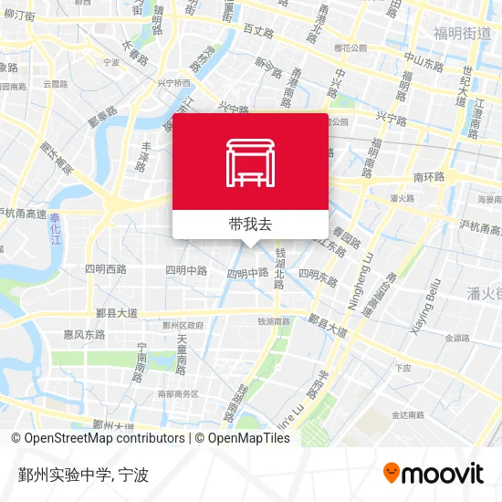 鄞州实验中学地图