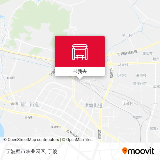 宁波都市农业园区地图