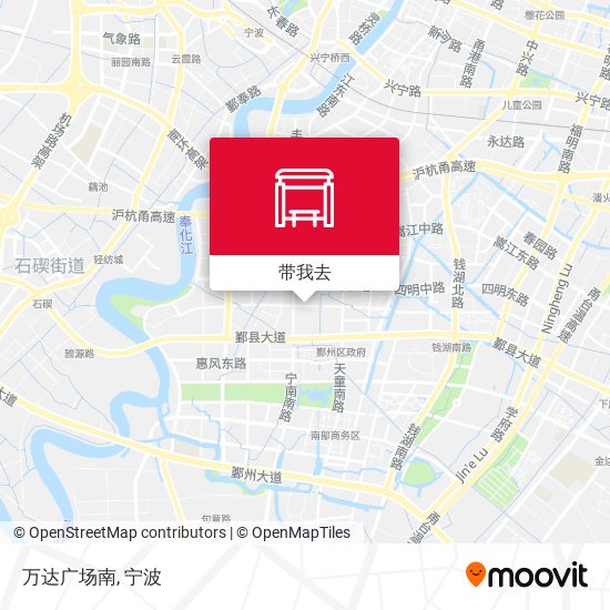 万达广场南地图