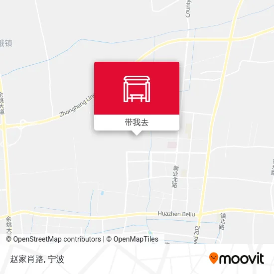 赵家肖路地图