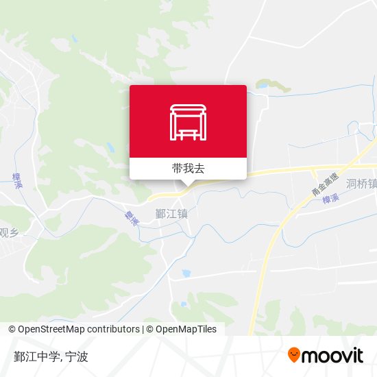 鄞江中学地图