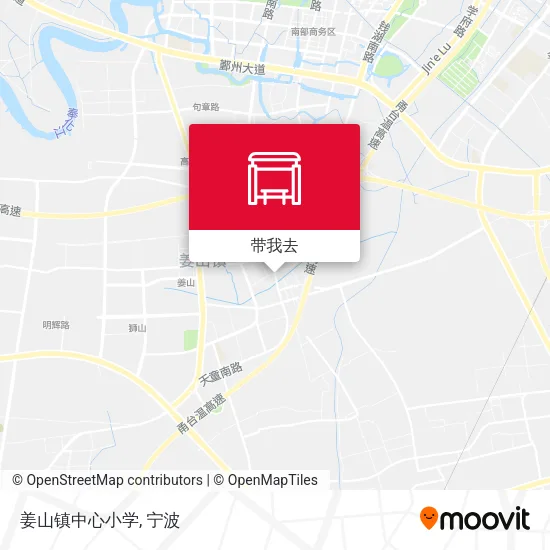 姜山镇中心小学地图