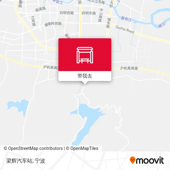 梁辉汽车站地图