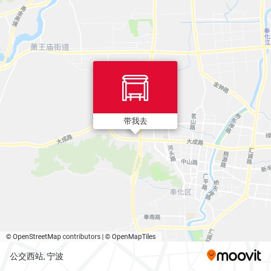 公交西站地图