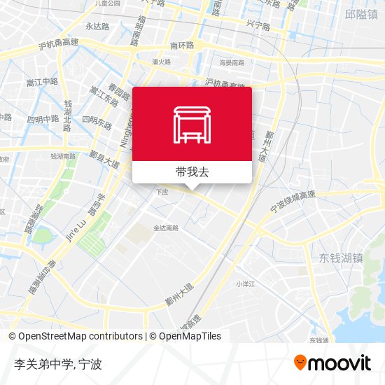 李关弟中学地图