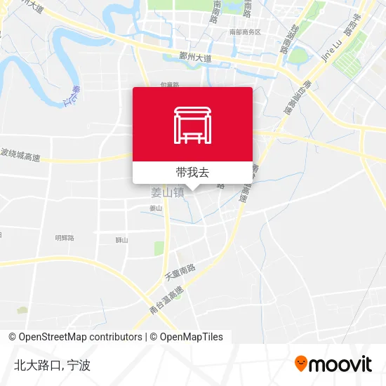 北大路口地图