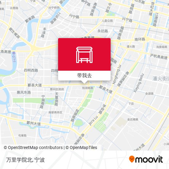 万里学院北地图