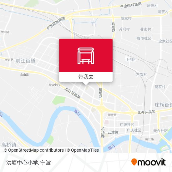 洪塘中心小学地图
