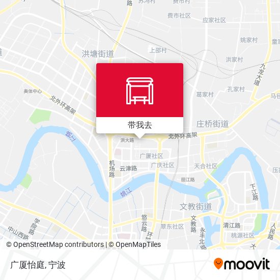 广厦怡庭地图
