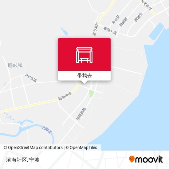 滨海社区地图