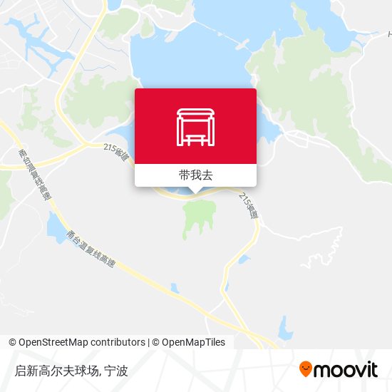 启新高尔夫球场地图