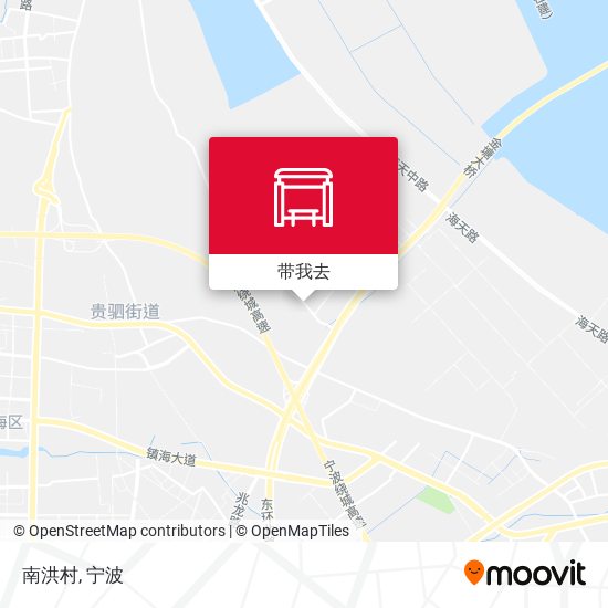 南洪村地图