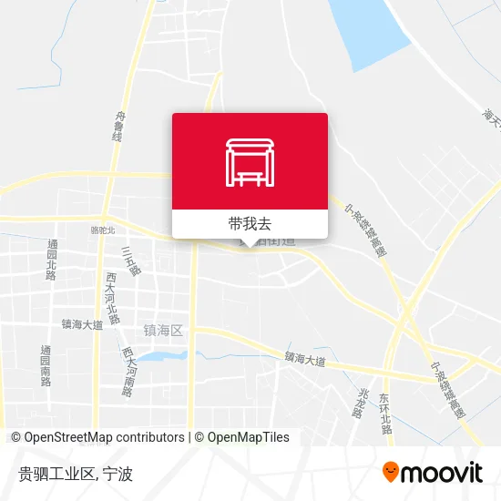 贵驷工业区地图