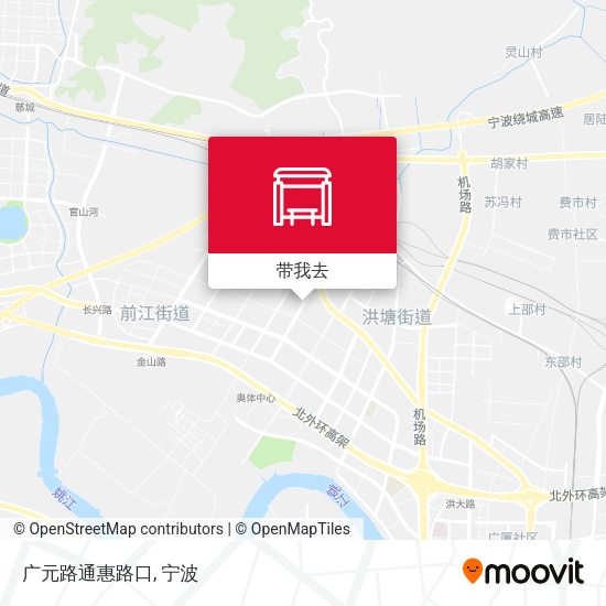 广元路通惠路口地图