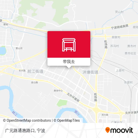 广元路通惠路口地图