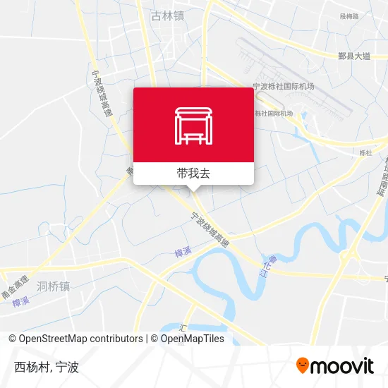 西杨村地图