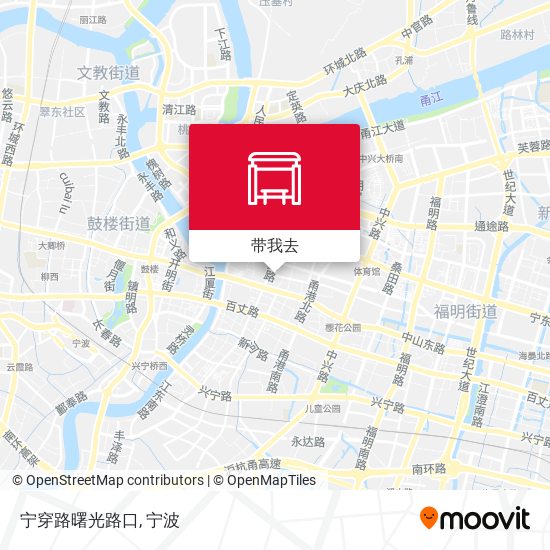 宁穿路曙光路口地图