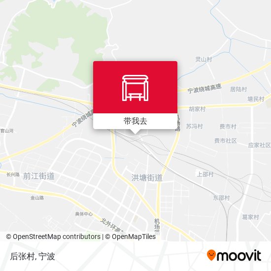后张村地图