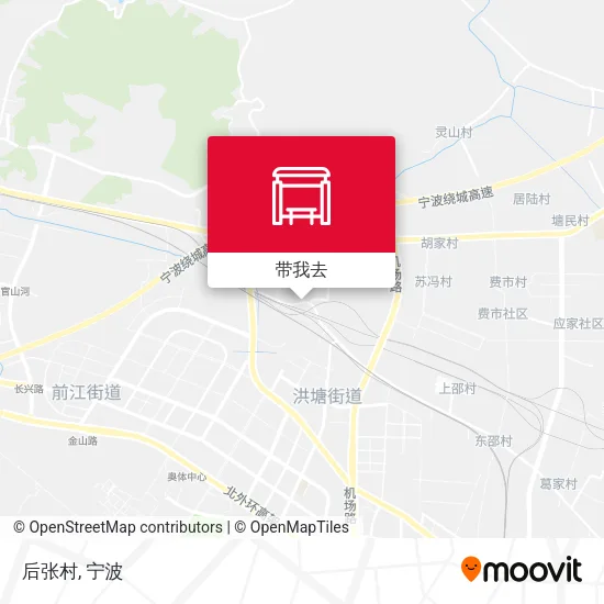 后张村地图