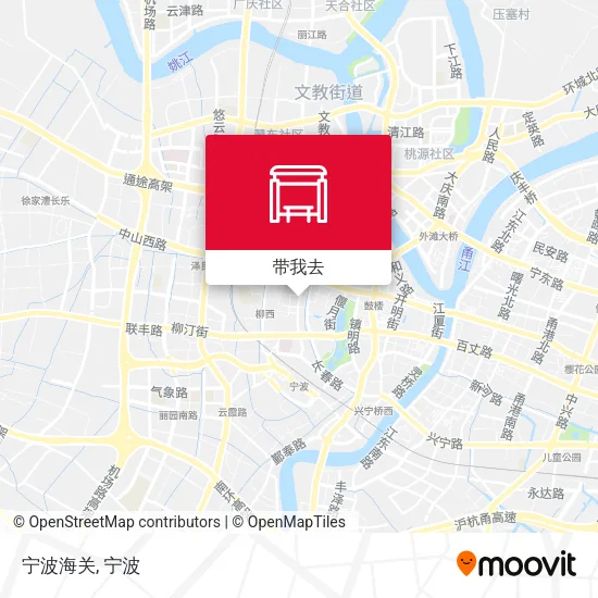 宁波海关地图