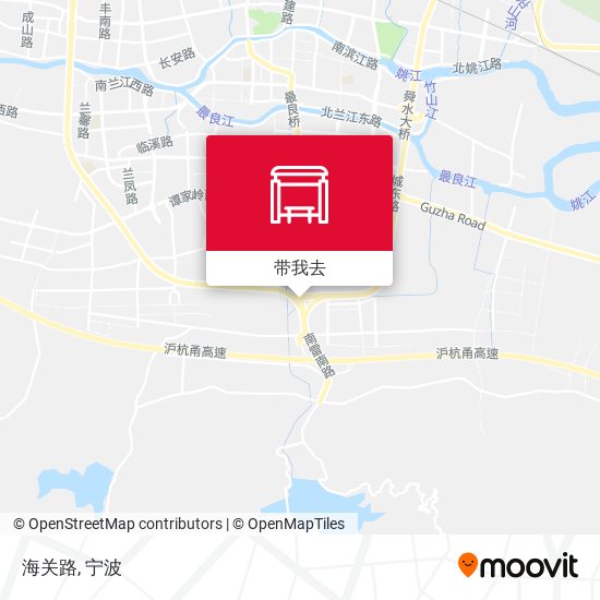 海关路地图