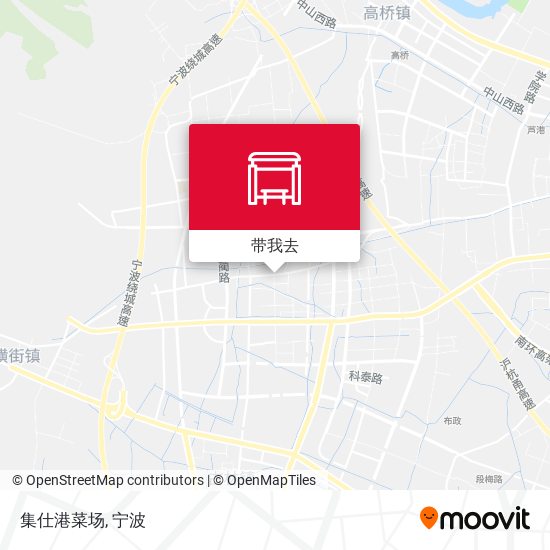 集仕港菜场地图