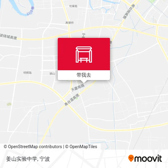姜山实验中学地图