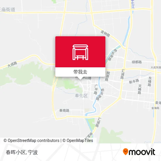 春晖小区地图