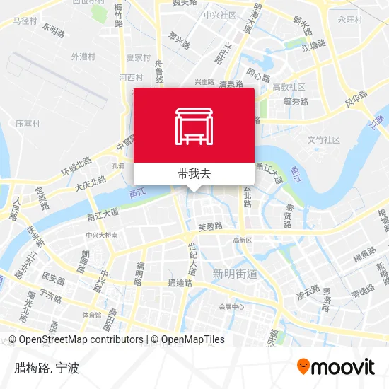 腊梅路地图