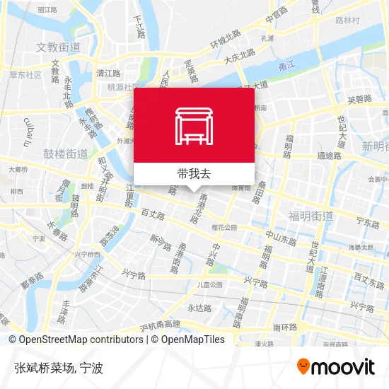 张斌桥菜场地图