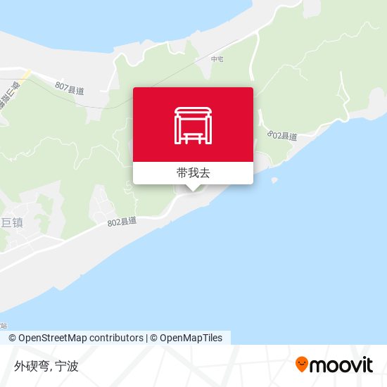 外碶弯地图