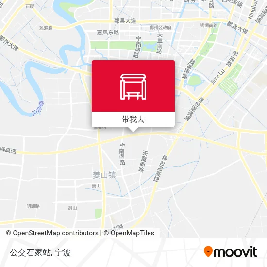 公交石家站地图