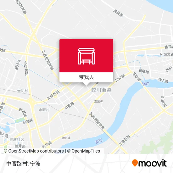 中官路村地图