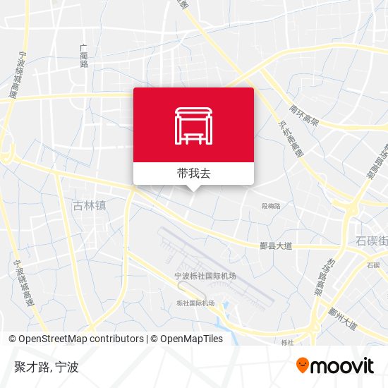 聚才路地图