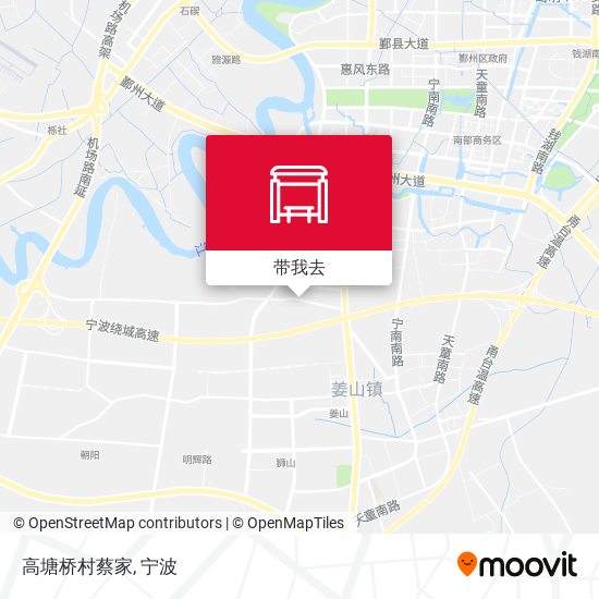 高塘桥村蔡家地图