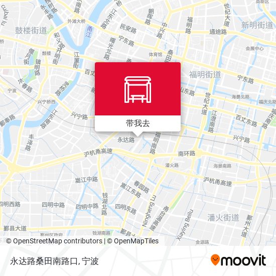 永达路桑田南路口地图