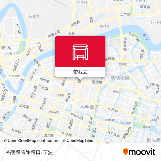 福明路通途路口地图
