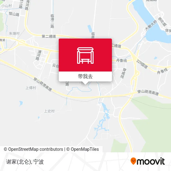 谢家(北仑)地图