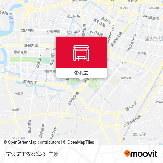 宁波诺丁汉公寓楼地图