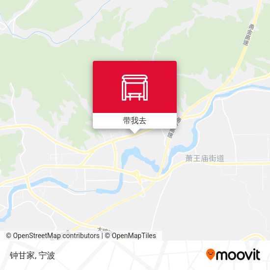 钟甘家地图