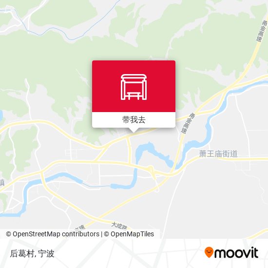 后葛村地图